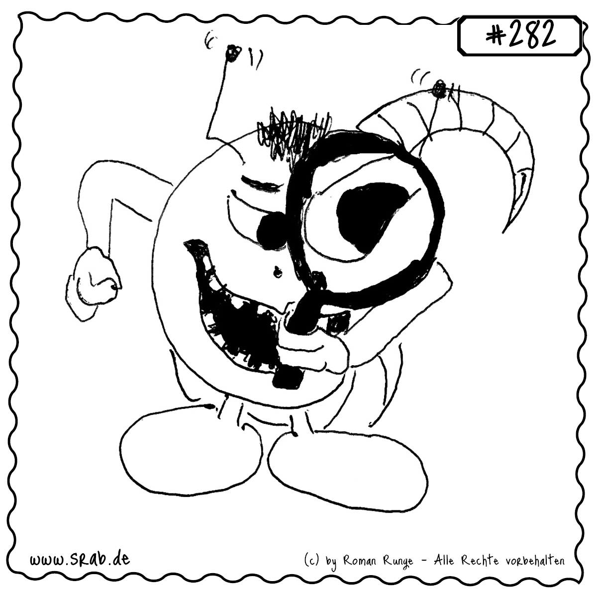 Srab #282 – Detektiv Lupe Untersuchung Forscher Suchen 1 Dieser Srab mit seiner übergroßen Lupe geht den Dingen auf den Grund! Ob als Detektiv, Forscher oder neugieriger Beobachter – er inspiziert mit gespitztem Blick alles ganz genau. Perfekt für Themen rund ums Rätseln, Untersuchen, Detektivarbeit oder Wissenschaft.