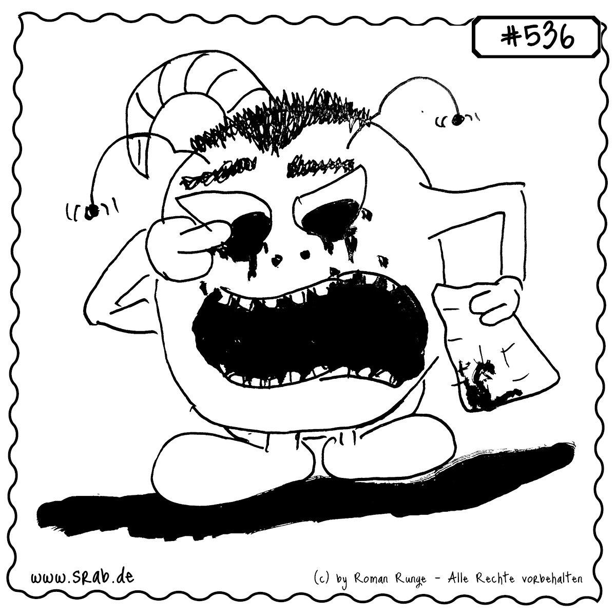 Srab #536 – Traurig Weinen Taschentuch Traenen Trauer 1 Ein zutiefst emotionaler Srab: Er weint dicke Tränen, die Wimperntusche läuft, das Taschentuch ist durchgeweint – ein ausdrucksstarkes Motiv für Trauer, Abschied oder einfach einen miesen Tag.