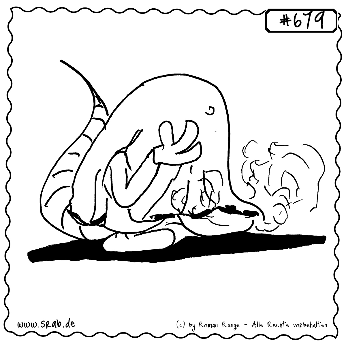 Srab #679 – Krank Inhalieren Handtuch Erkältung Husten 1 Dieser Srab inhaliert unter einem Handtuch über einer dampfenden Schüssel – ganz klassisch bei Erkältung oder Husten. Die Augen sind müde, die Haltung zeigt: ihm geht’s echt nicht gut. Ein Motiv, das Mitgefühl weckt und für alle steht, die sich gerade mit Husten, Schnupfen oder einer fiesen Grippe herumschlagen.