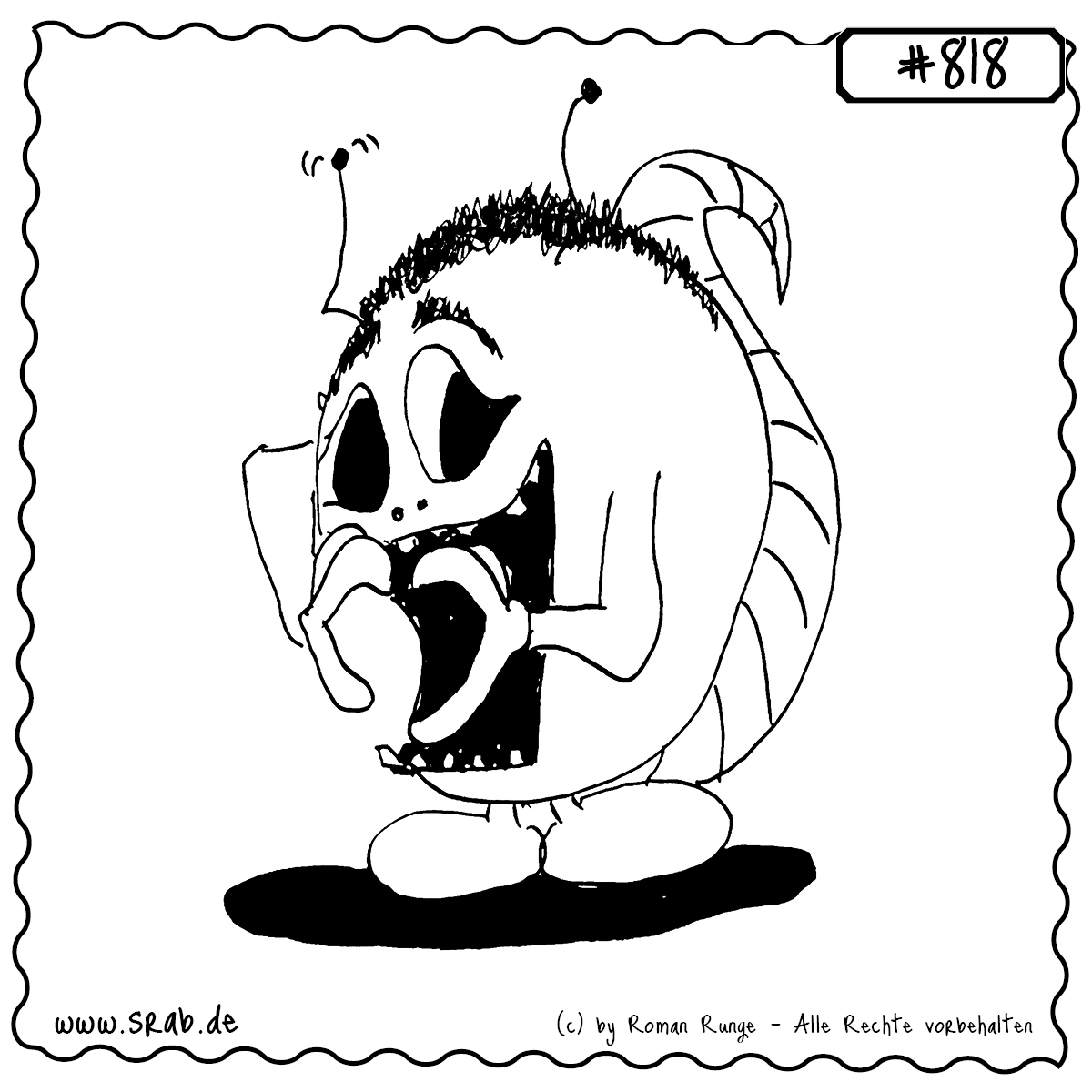 Dieser Srab formt ein liebevolles Herz mit seinen Händen – ein Zeichen der Zuneigung, Dankbarkeit oder einfach nur Sympathie. Perfekt für herzerwärmende Botschaften.