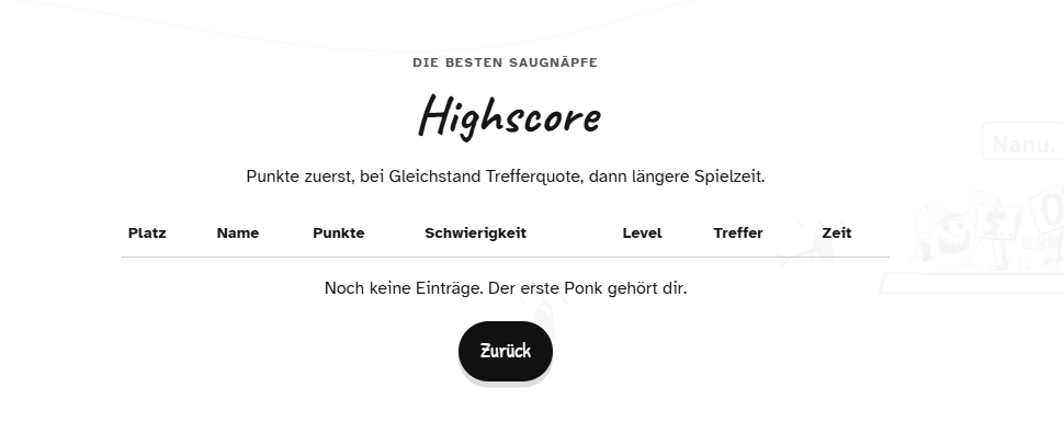 Neu auf dem Mutterschiff: SRABPÖMPEL – das Browserspiel – Bereit für deinen nächsten PONK?