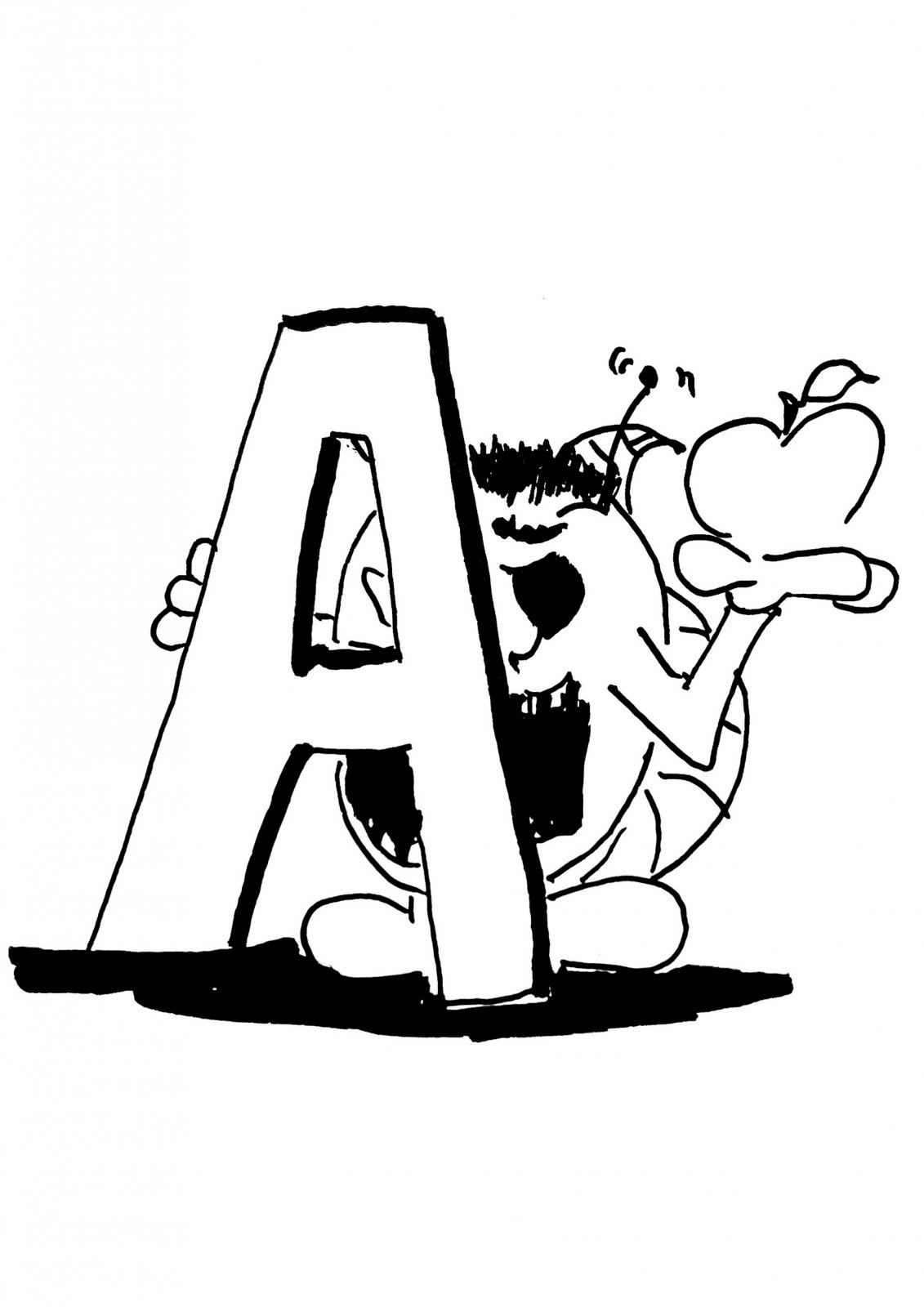 Srab-Ausmalbilder A–Z – Das lustige Alphabet zum Ausmalen