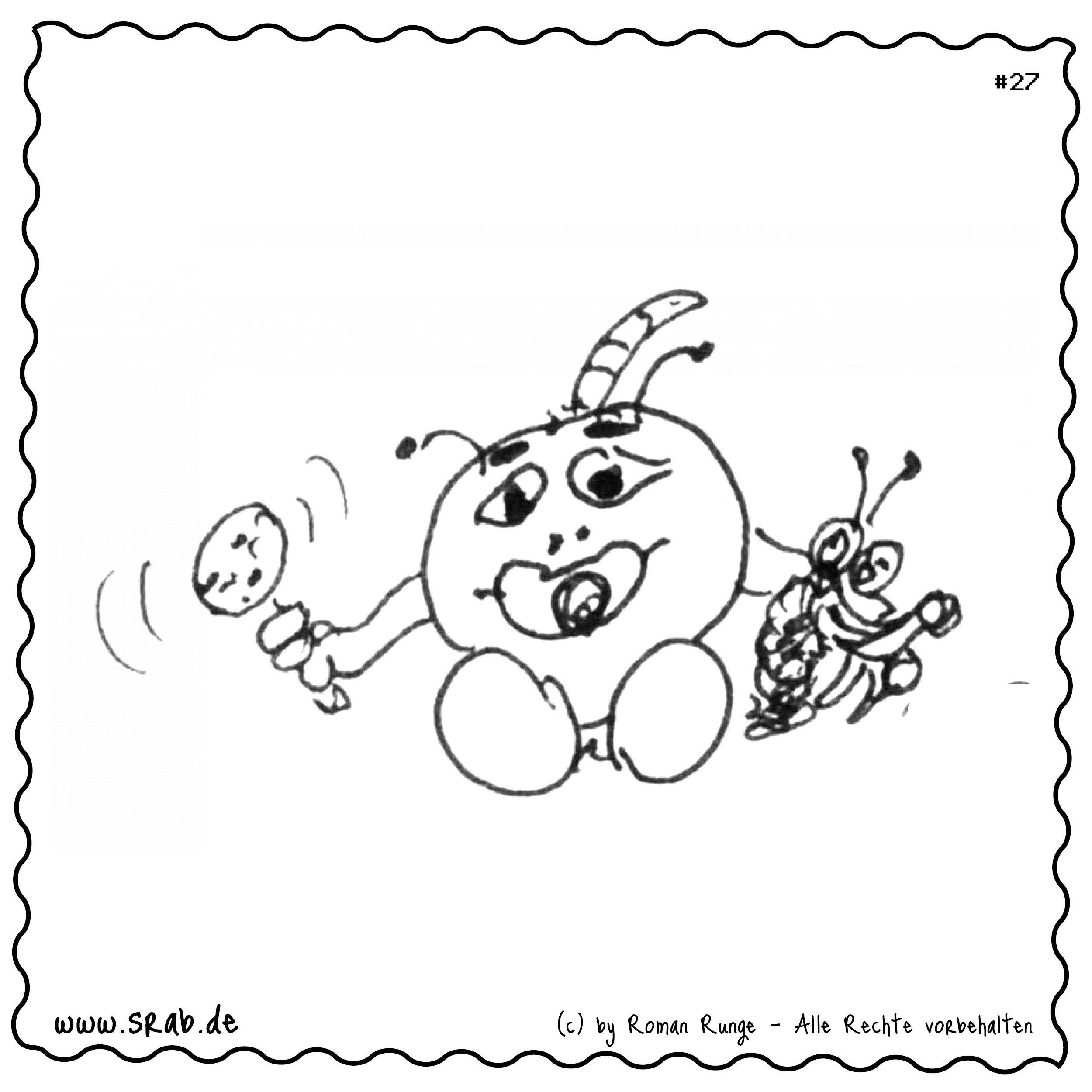 Srab #00027 - Baby Rassel Schnuller Kleinkind Alien