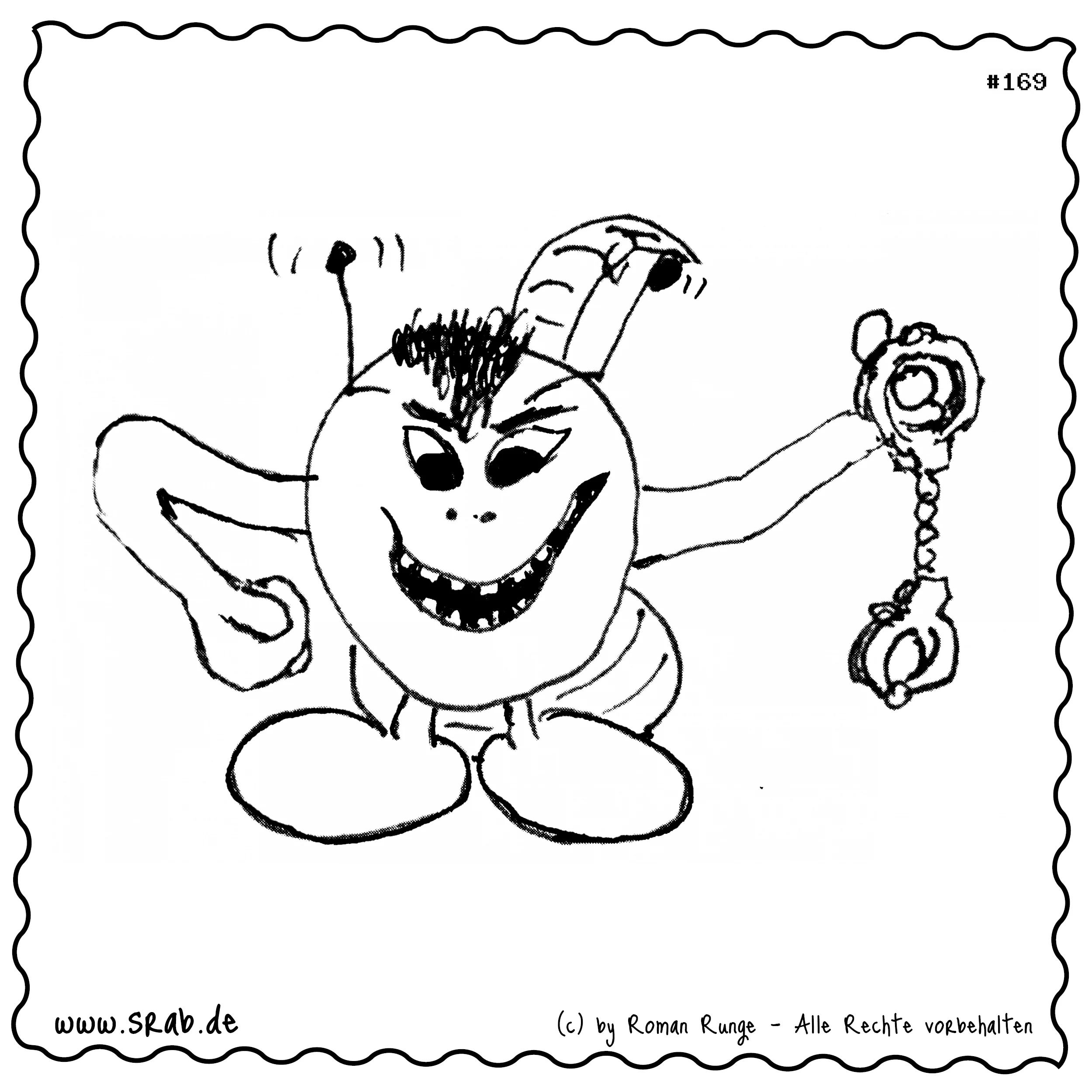 Srab #00169 - Handschellen mit Augenzwinkern