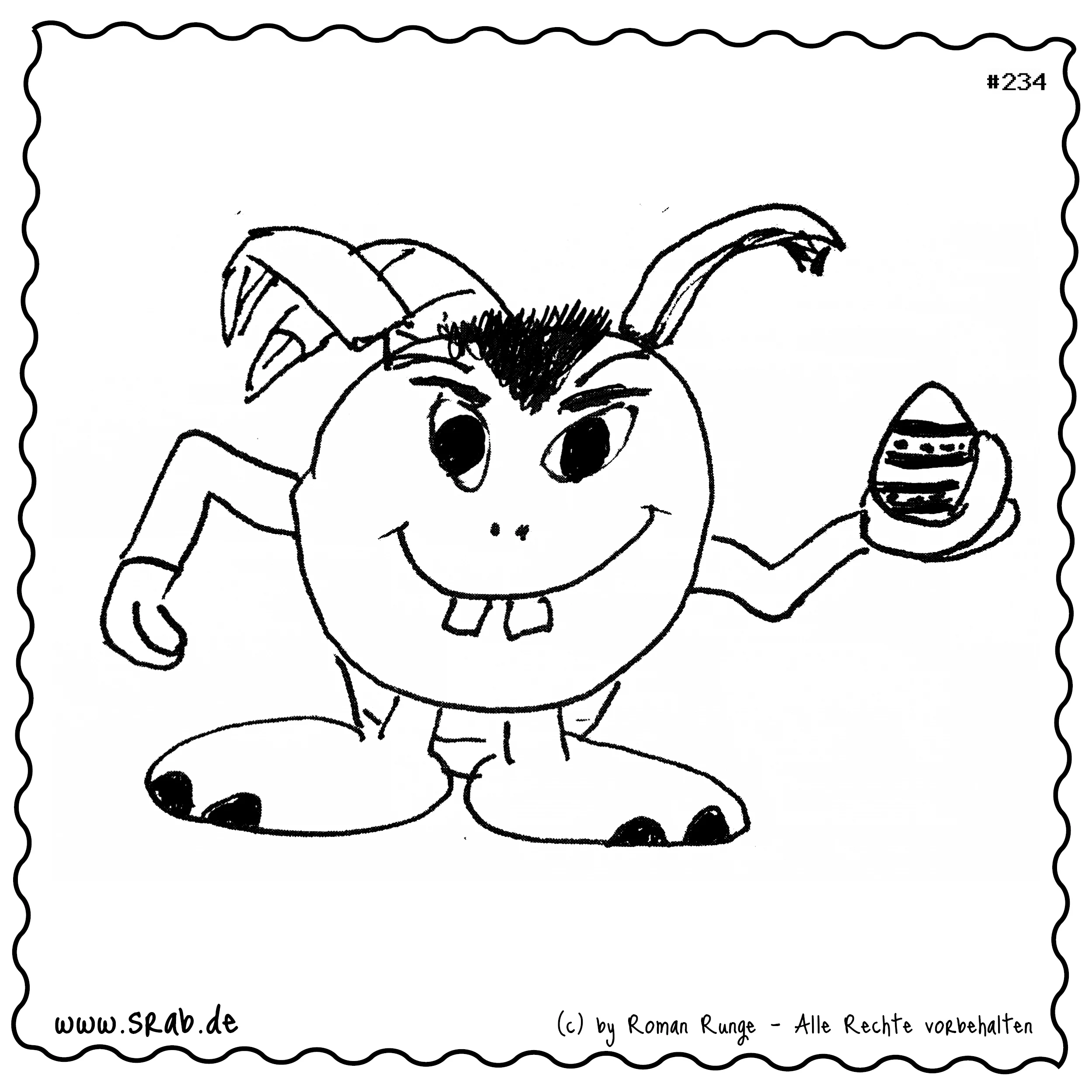 Srab #00234 - Osterhase im Ostern-Chaos