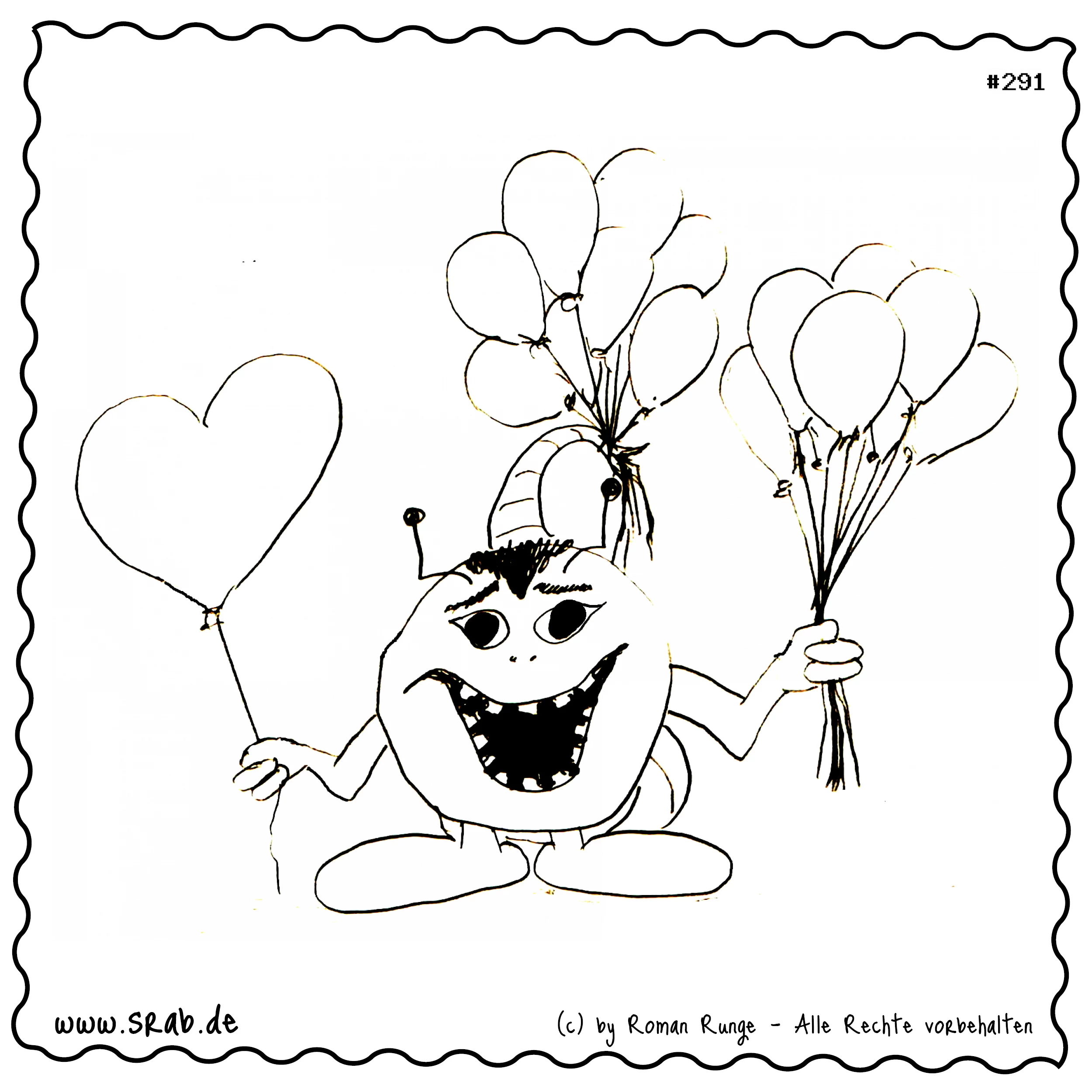 Srab #00291 - Herzballon hebt ab