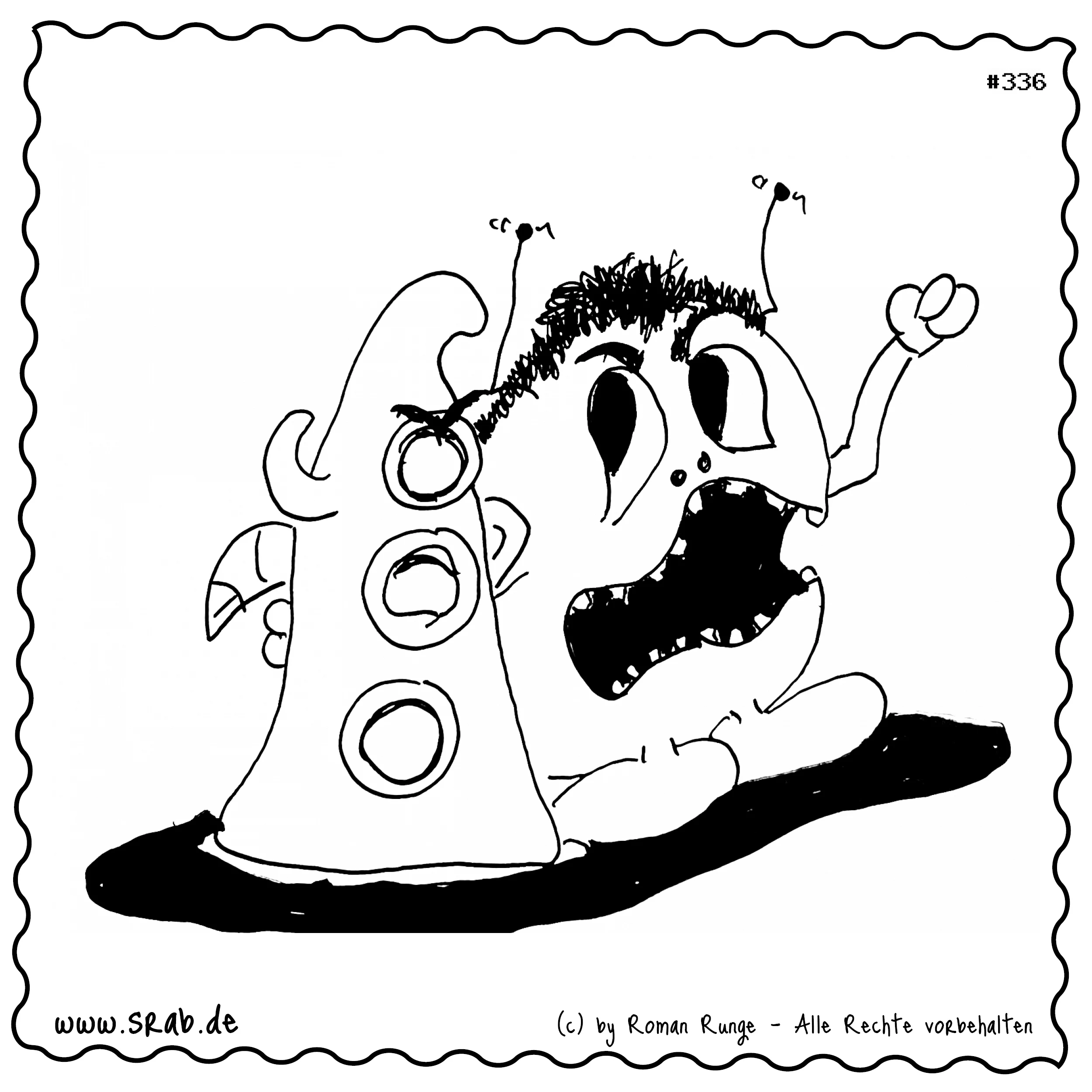 Srab #00336 - Tentakel Day Of The Tentacle Retro Game Hommage
