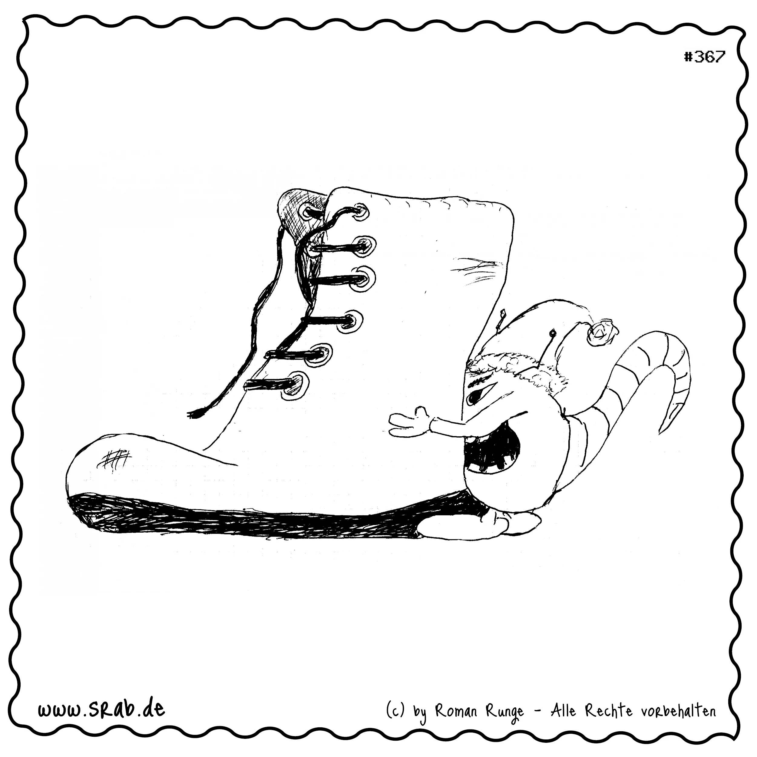Srab #00367 - Der Nikolaus war im Schuh