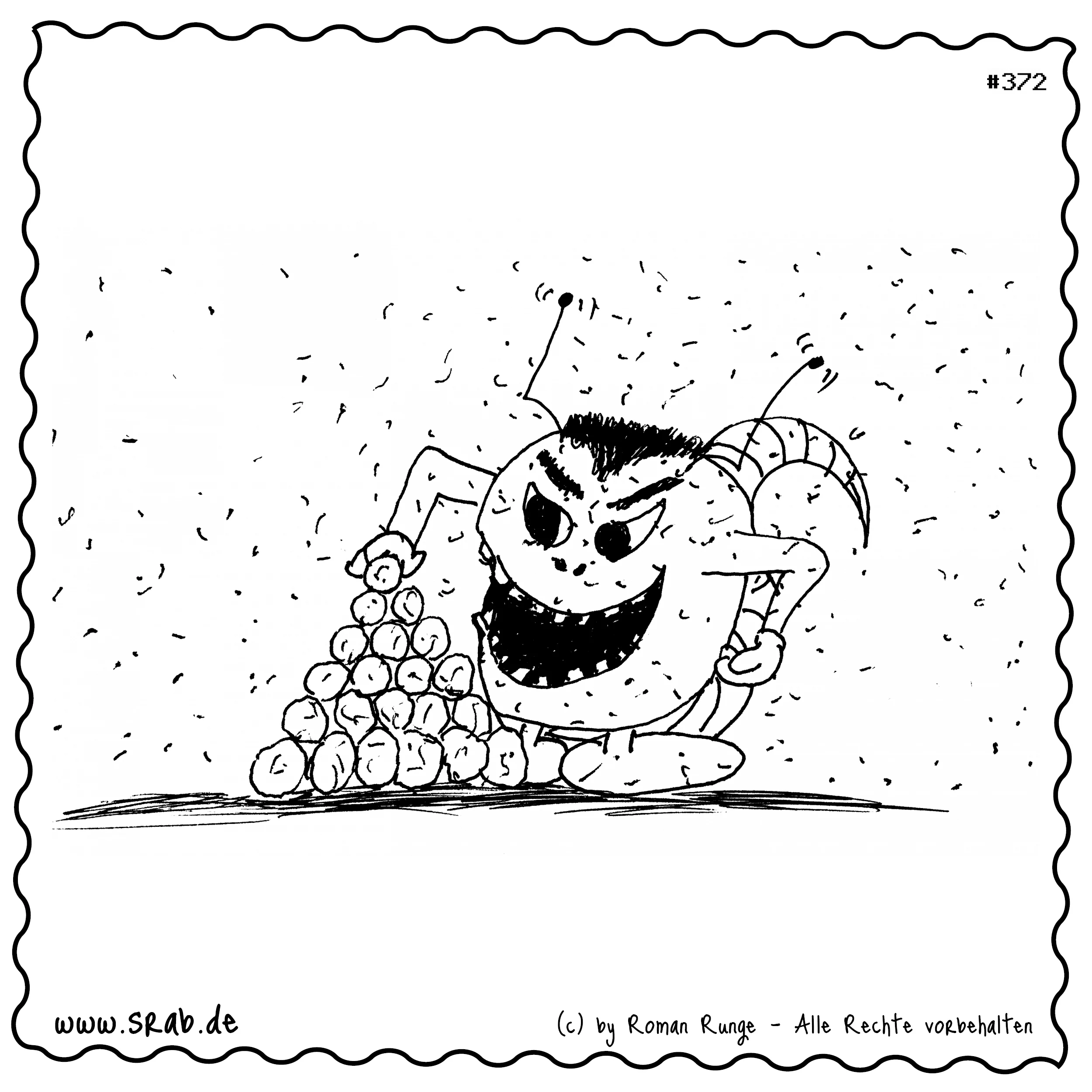 Srab #00372 - Schneeball mit Trefferabsicht