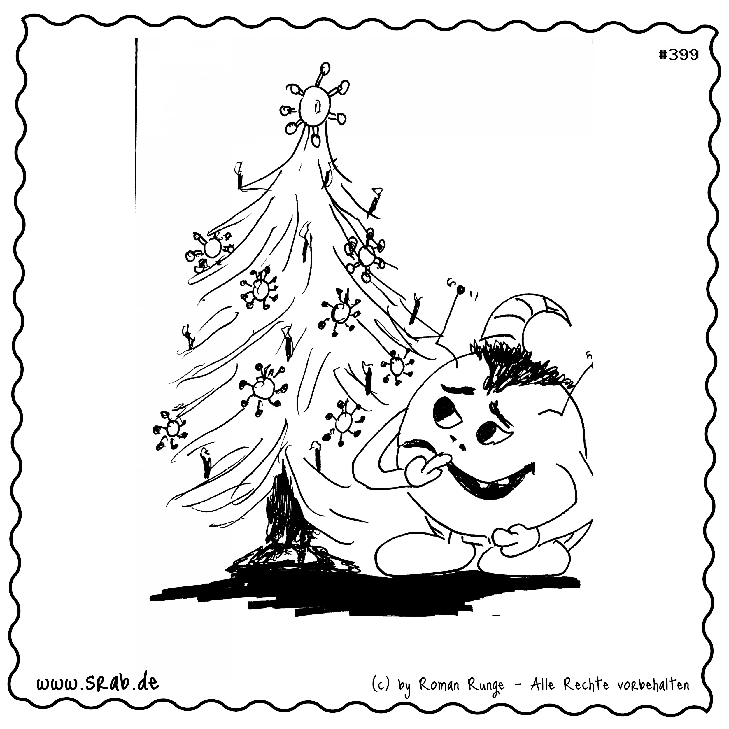 Srab #00399 - Virusbaum statt Weihnachtsbaum