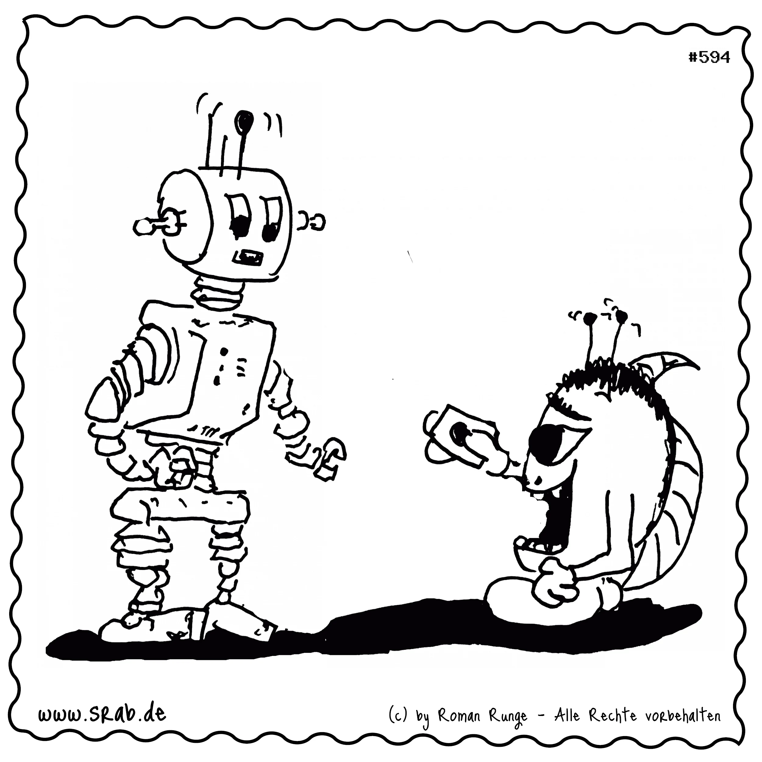 Srab #00594 - Roboter Fernsteuerung Technik Automat