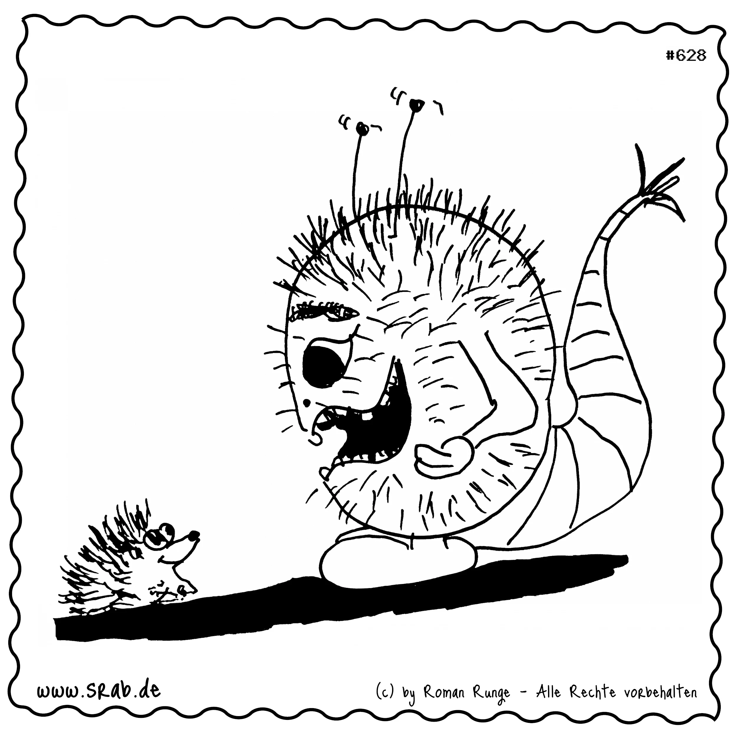 Srab #00628 - Igel Stacheln Freundschaft Tier Natur
