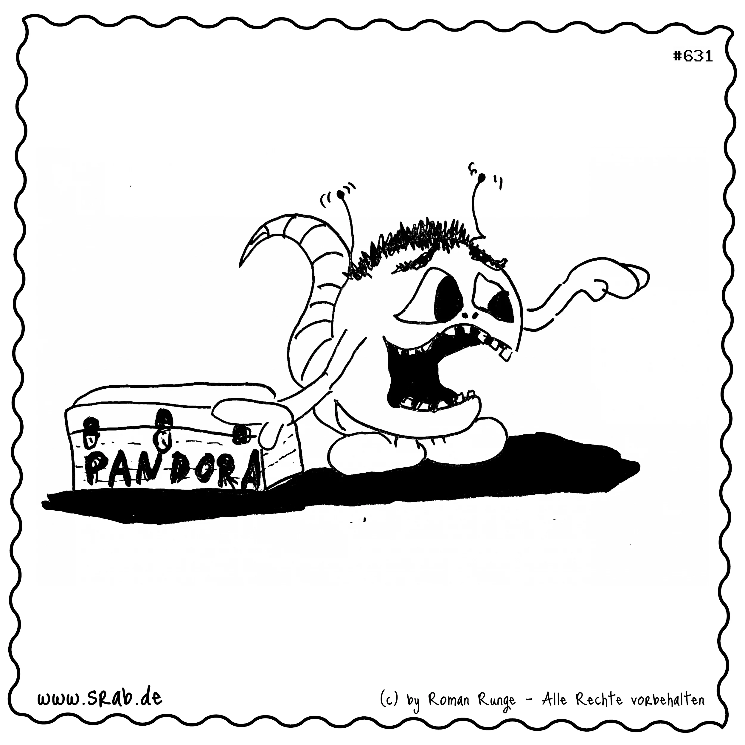 Srab #00631 - Pandora Buechse Ungeheuer Pech
