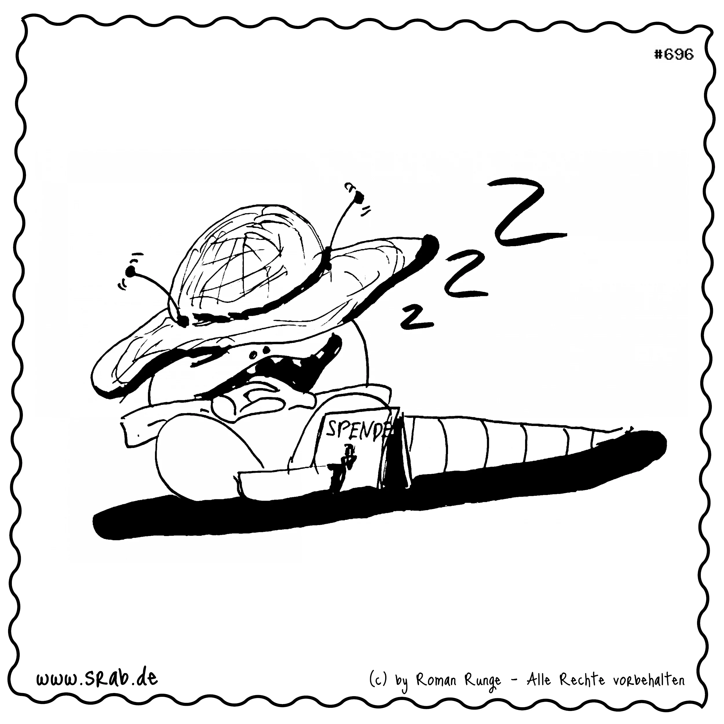 Srab #00696 - Siesta Schlafen Sombrero Spenden Mexiko Nap