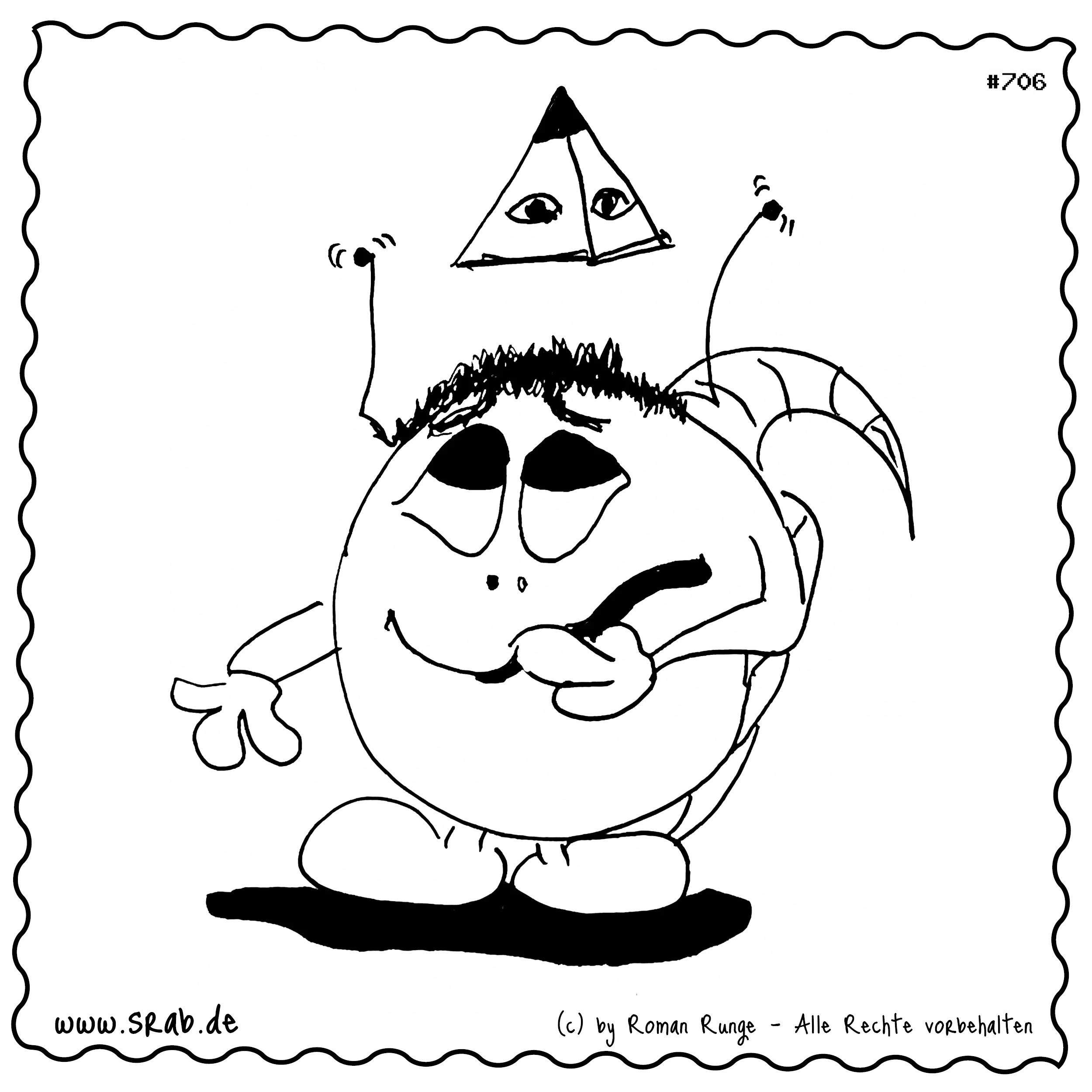 Srab #00706 - Orakel Auge Pyramide Wissen