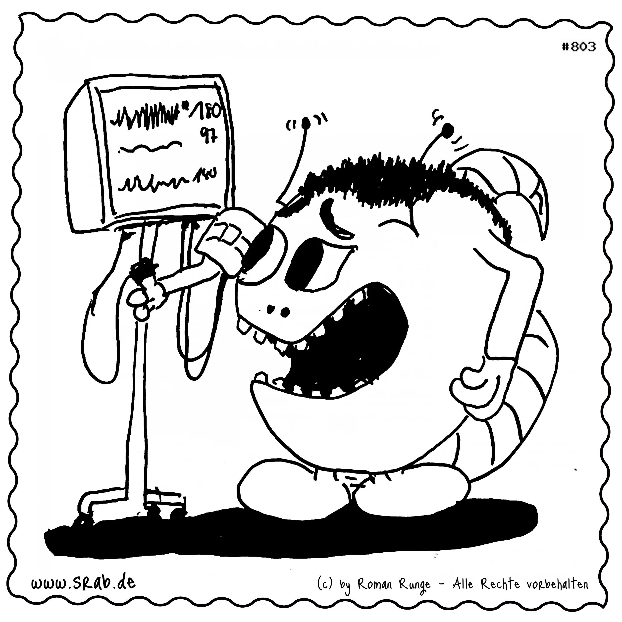 Srab #00803 - Krankenhaus Blutdruck Puls Monitor