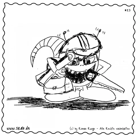 Srab #00013 - Bau Srab Mit Helm Und Saege