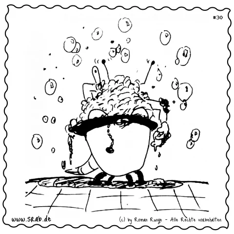 Srab #00030 - Badewanne Seifenblasen Alien Wellness
