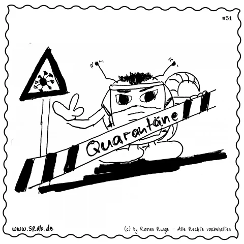 Srab #00051 - Quarantaene Schutz Schild Alien