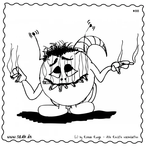 Srab #00088 - Stress Rauch Kettenraucher Zigaretten Ruhepol