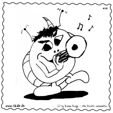 Srab #00098 - Musik Trompete Blasinstrument Konzert Note