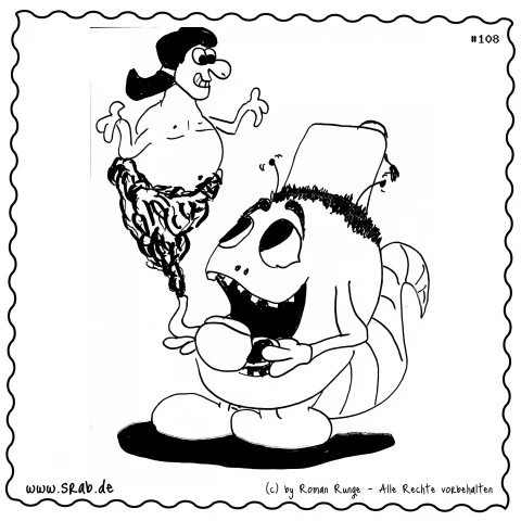 Srab #00108 - Film Aladdin Lampe Geist Wuensche Orient Humor