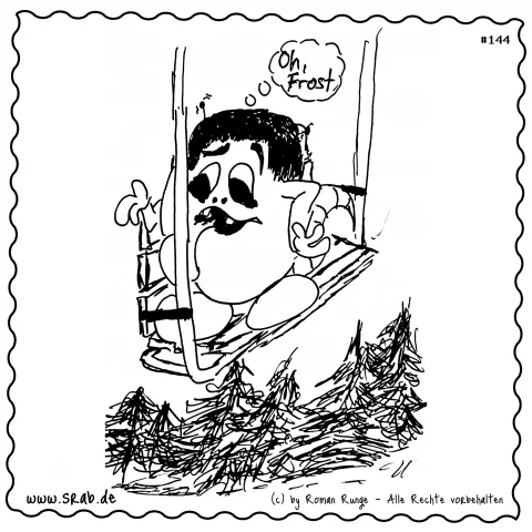 Srab #00144 - Dumm Und Duemmer Frost Zunge Skilift Meme