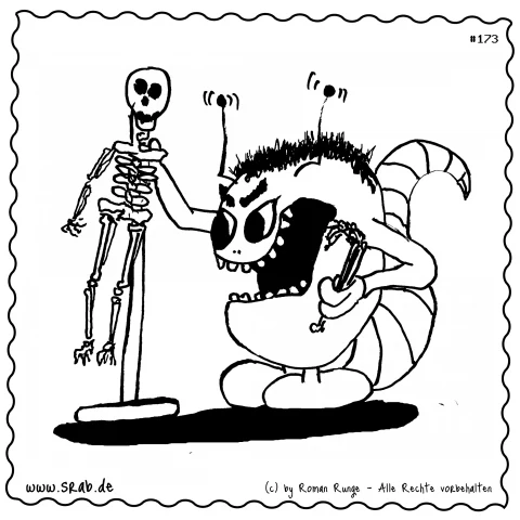 Srab #00173 - Biologie Skelett Anatomie Unterricht