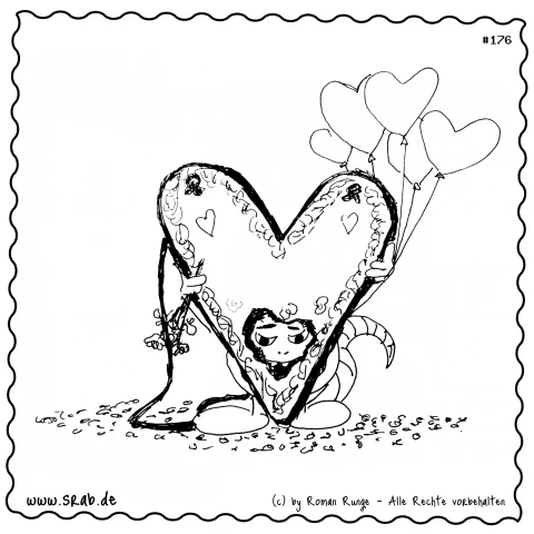 Srab #00176 - Herz Muttertag Liebe Lebkuchen
