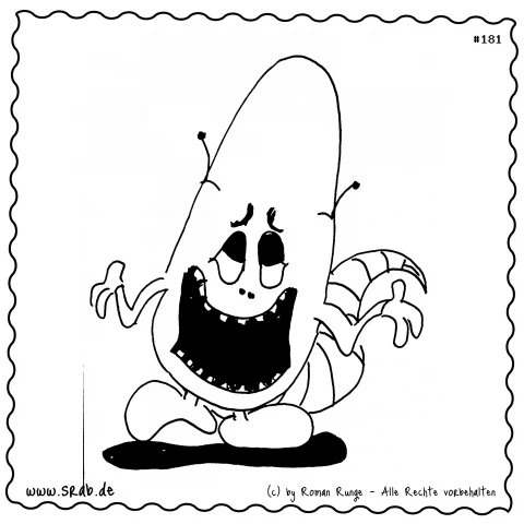 Srab #00181 - Conehead Film Kegelkopf Alien Lustig