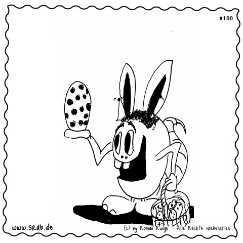 Srab #00188 - Ostern Hase Eier Korb Ohren