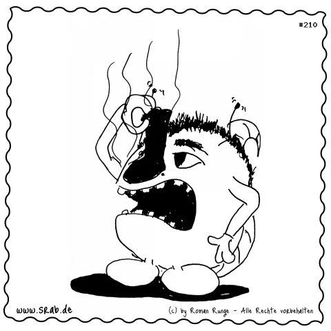 Srab #00210 - Stinkesocke Geruch Schmutz Wäsche Nase