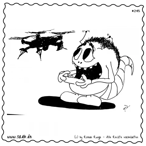 Srab #00245 - Drohne Controller Ferngesteuert Fliegen Technik Hobby