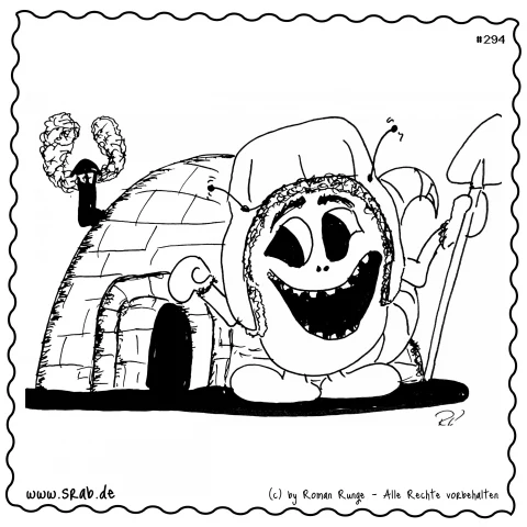 Srab #00294 - Iglu Winter Schnee Kaelte Bauen