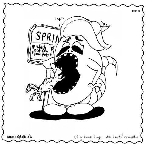 Srab #00419 - Trump Katze Springfield Polit Satire Tieressen