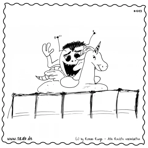 Srab #00449 - Poolparty Einhorn Sommer Urlaub Schwimmen