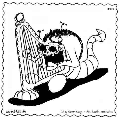 Srab #00450 - Harfe Musik Zupfen Instrument