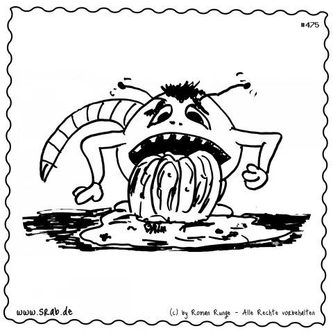 Srab #00475 - Zum Kotzen Krank Uebel Kotze Alien