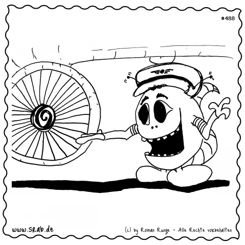 Srab #00488 - Pilot Flugzeug Reisen Urlaub Alien