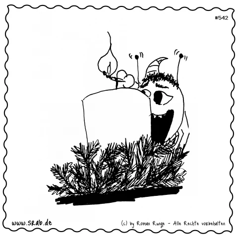 Srab #00542 - Kerze Weihnachten Advent Anzuenden