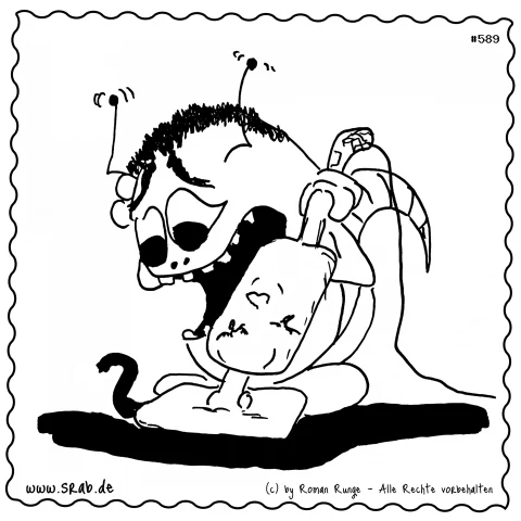 Srab #00589 - Staubsauger Katze Haushalt Unfall