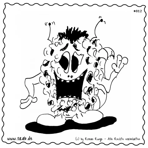 Srab #00812 - Schwammkopf Meer Saugfaehig Film Alien