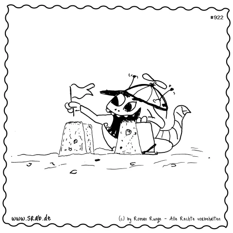 Das Motiv zeigt einen jungen Srab, der fröhlich am Strand sitzt und mit Hingabe eine Sandburg errichtet. Während er ein kleines Fähnchen auf einen der Türme steckt, spiegelt die Szene die Leichtigkeit und Unbeschwertheit des Sommers sowie die Freude am Spiel wider. Diese Handlung symbolisiert Kindheit, Urlaub und die besonderen Momente, die Familie und Freunde miteinander teilen.