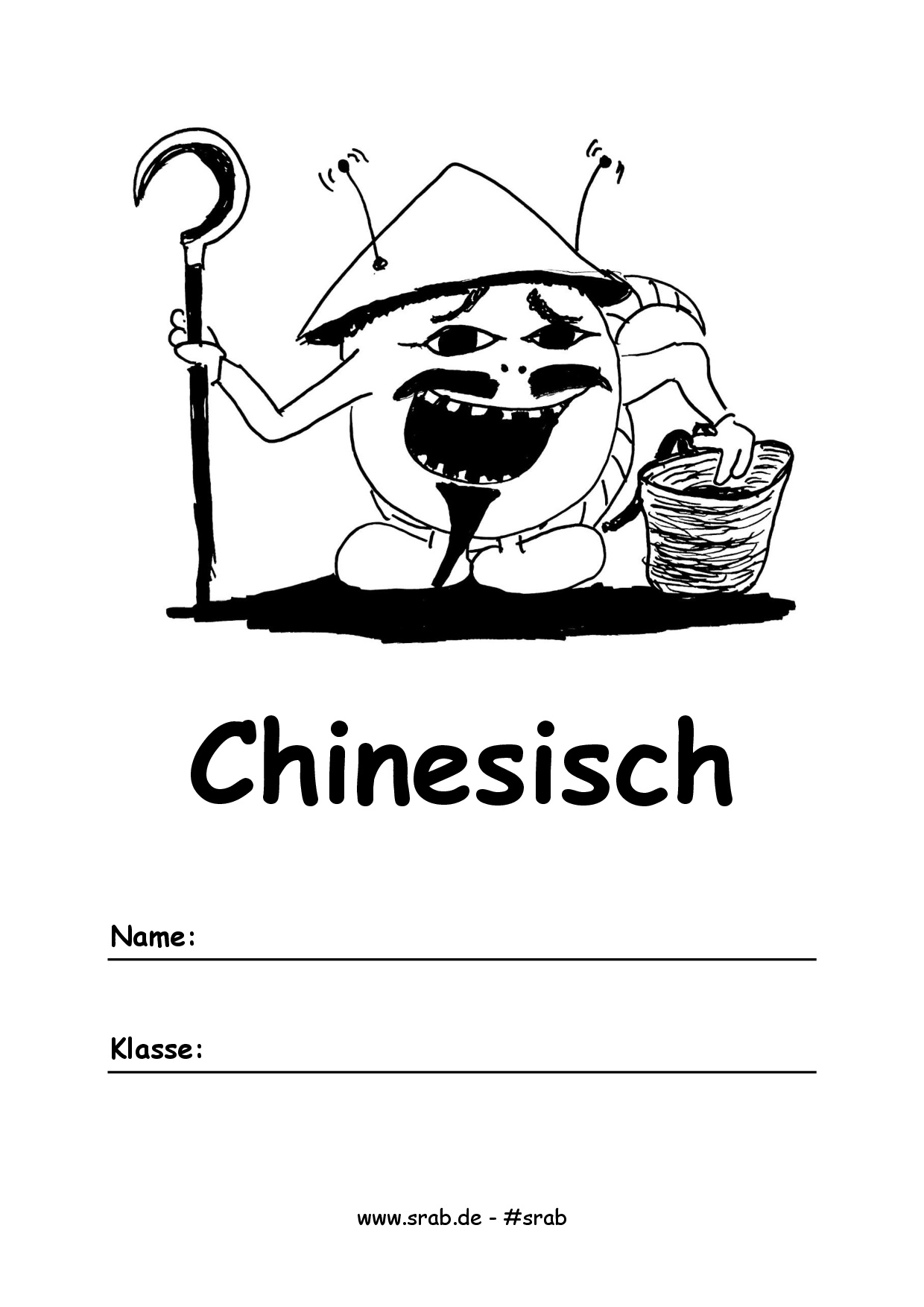 Schule Deckblatt Chinesisch 0546