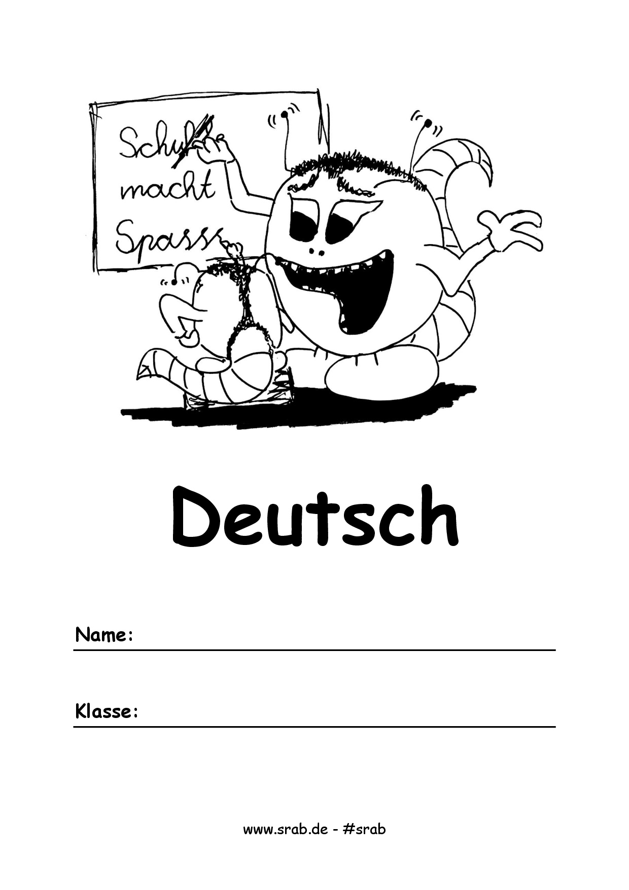 Schule Deckblatt Deutsch 0553