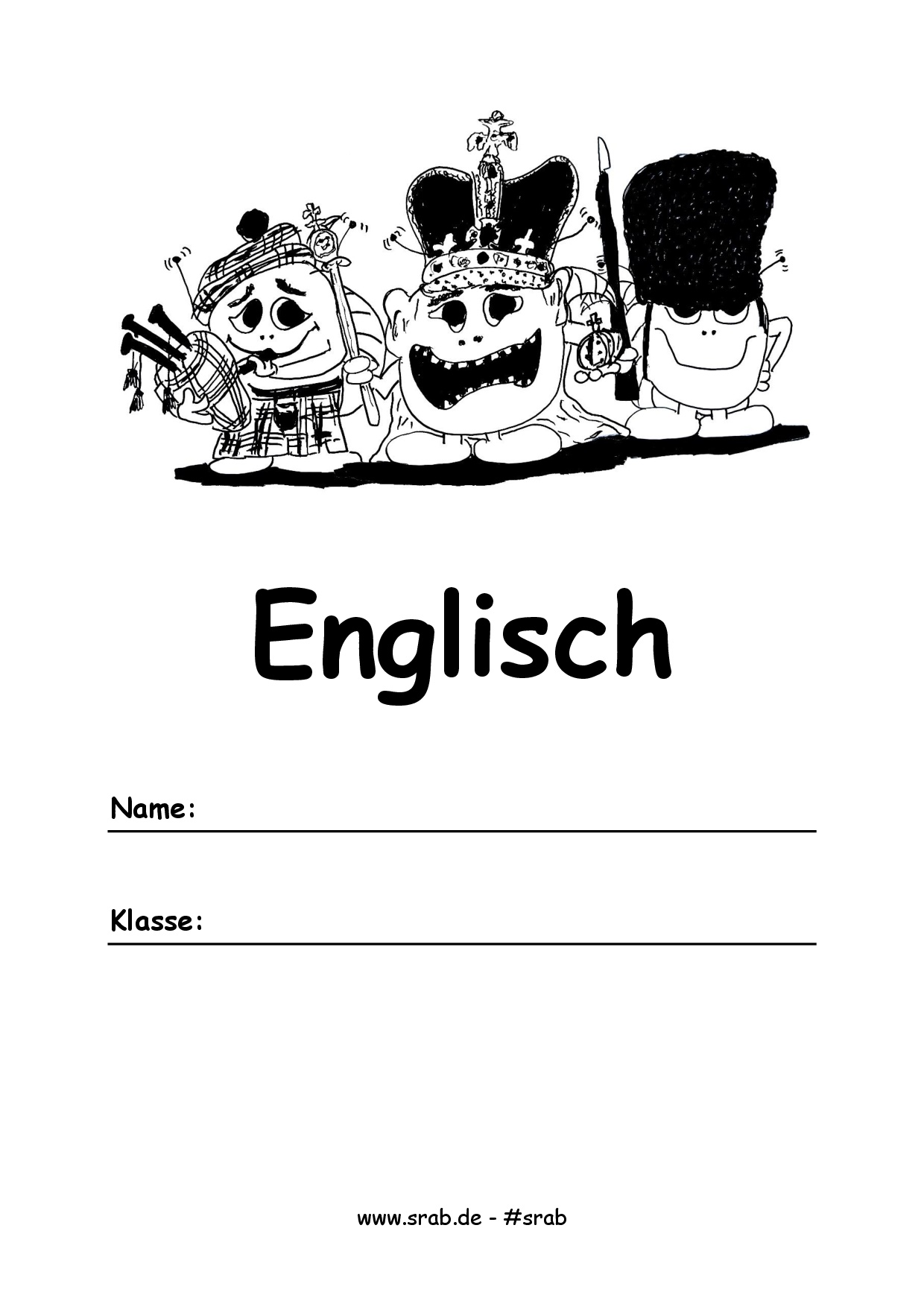 Schule Deckblatt Englisch 0550 0551 0552