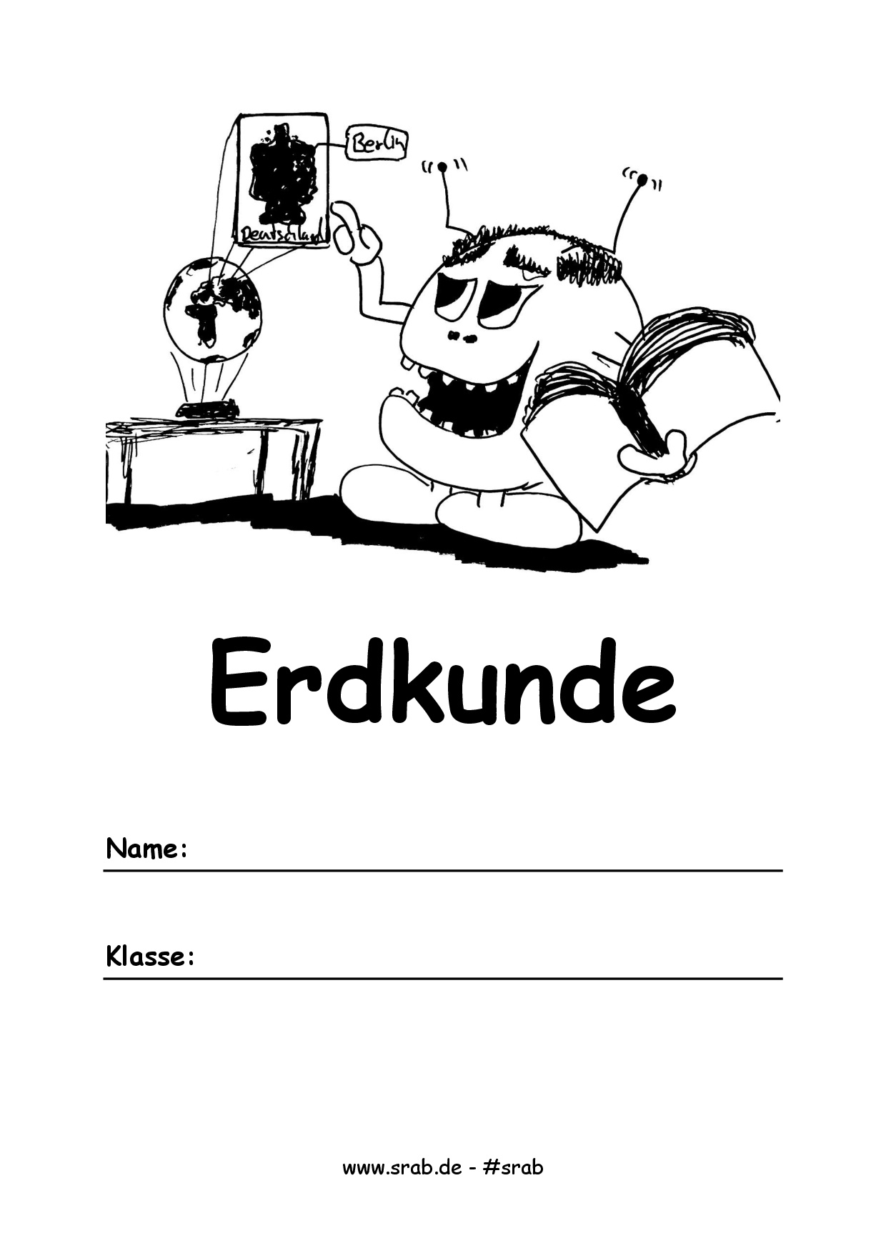 Schule Deckblatt Erdkunde 0556