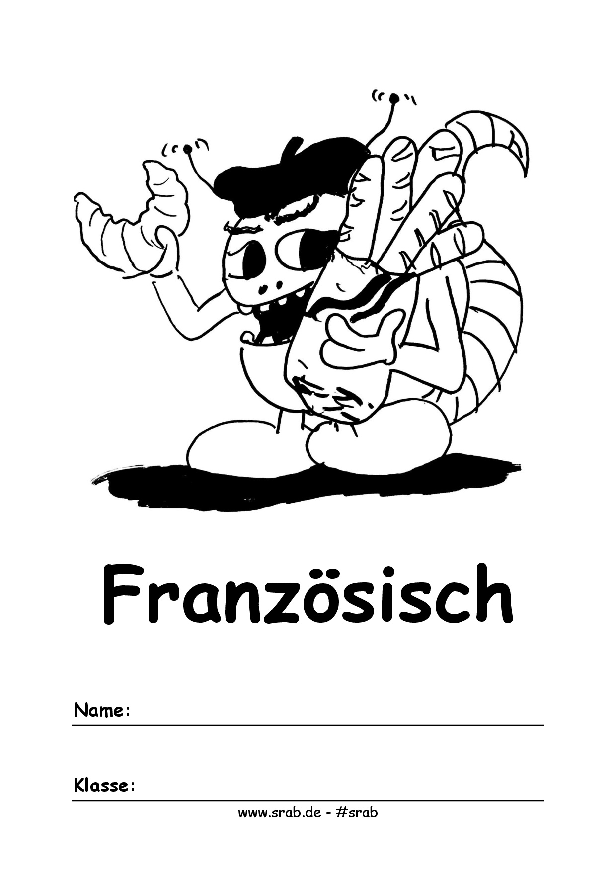 Schule Deckblatt Franzoesisch 0558