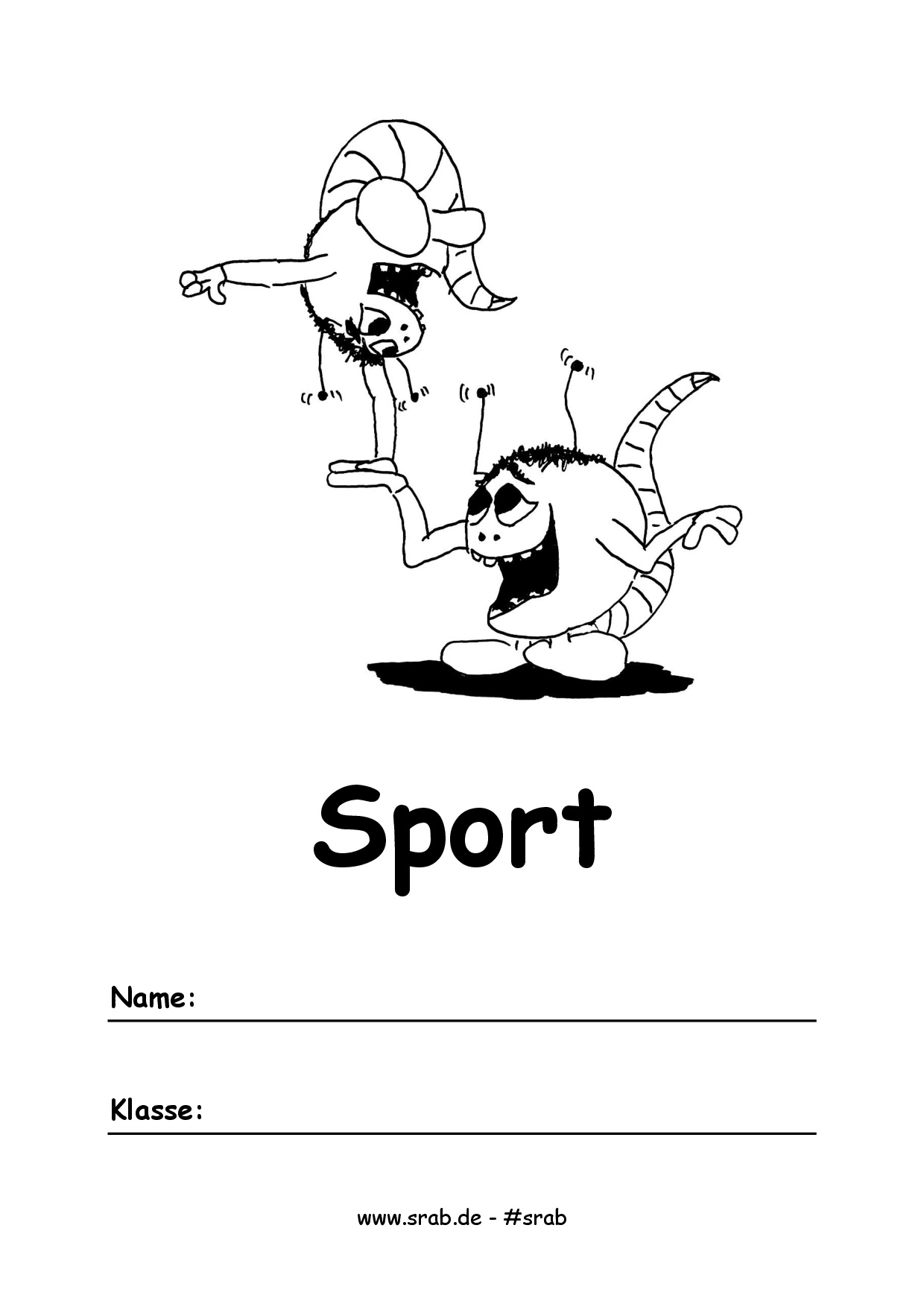 Schule Deckblatt Sport 0508