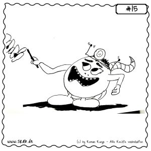 srab 00015 doktorsrab mit spiegel und zeichengestus